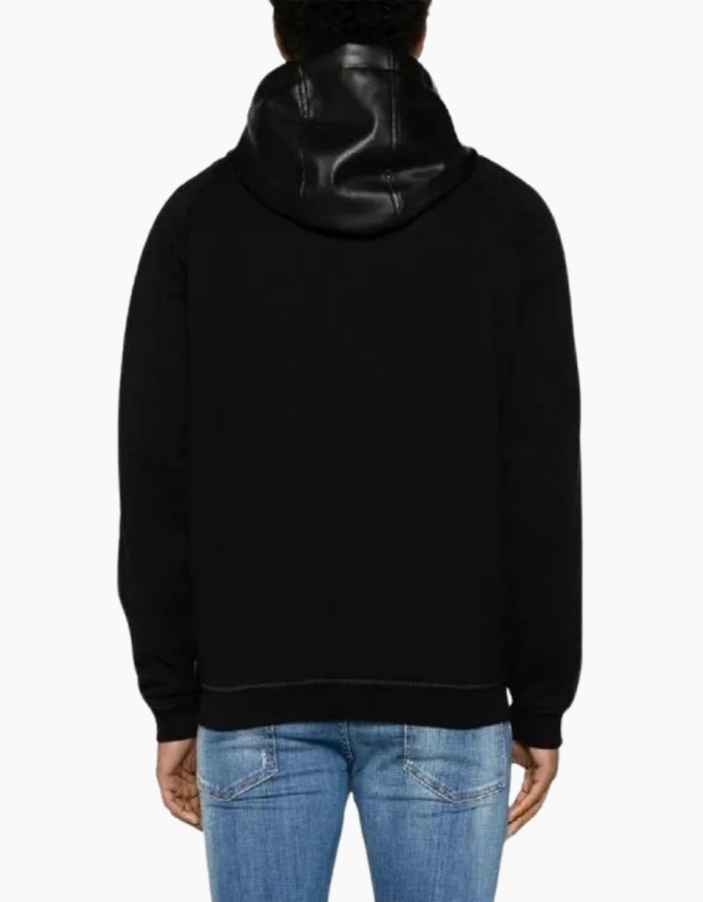 Dsquared2 Contrast Hooded Black Jacket
