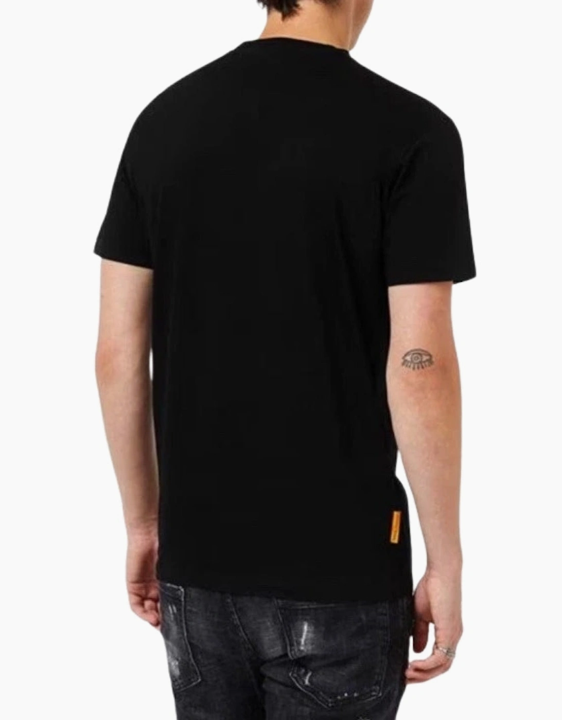 Dsquared2 Pac Man DSQ2 Logo Black T-Shirt