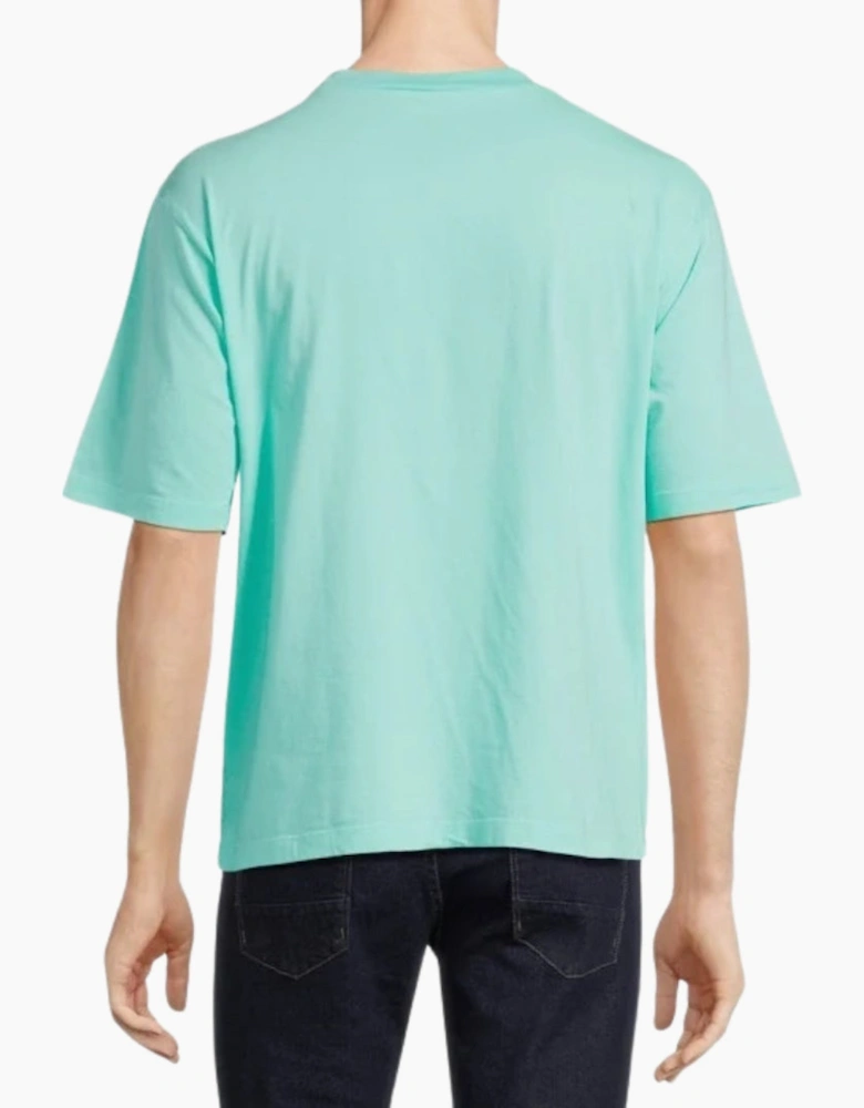 Dsquared2 Loose Fit Brand Logo Light Green T-Shirt