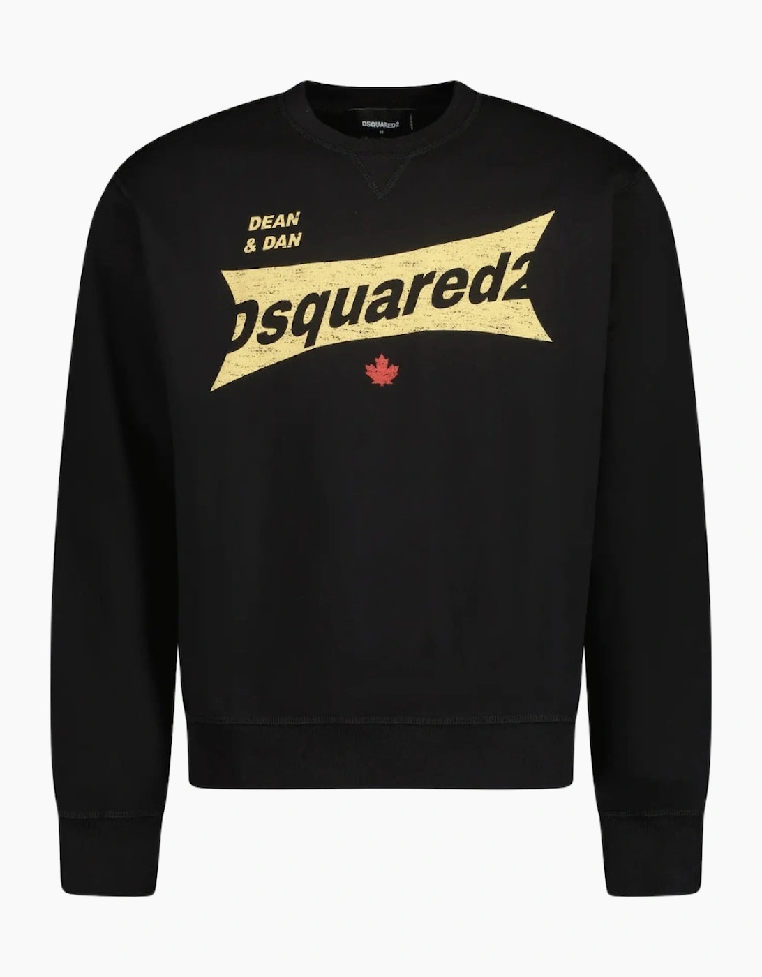 Dsquared2 Cool Fit Logo Black Crew Neck Jumper
