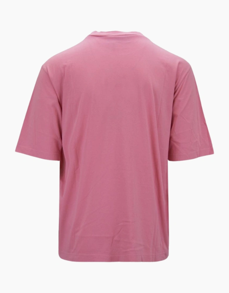 Dsquared2 Loose Fit Brand Logo Pink T-Shirt