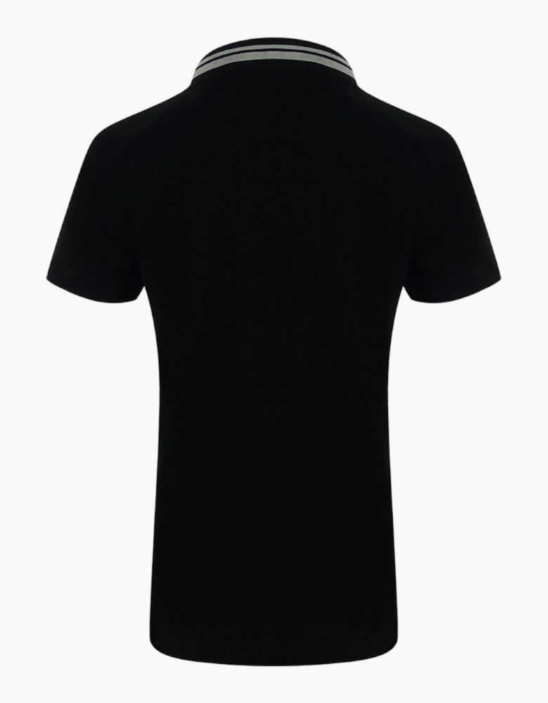 Love Moschino Small Box Logo Black Polo Shirt
