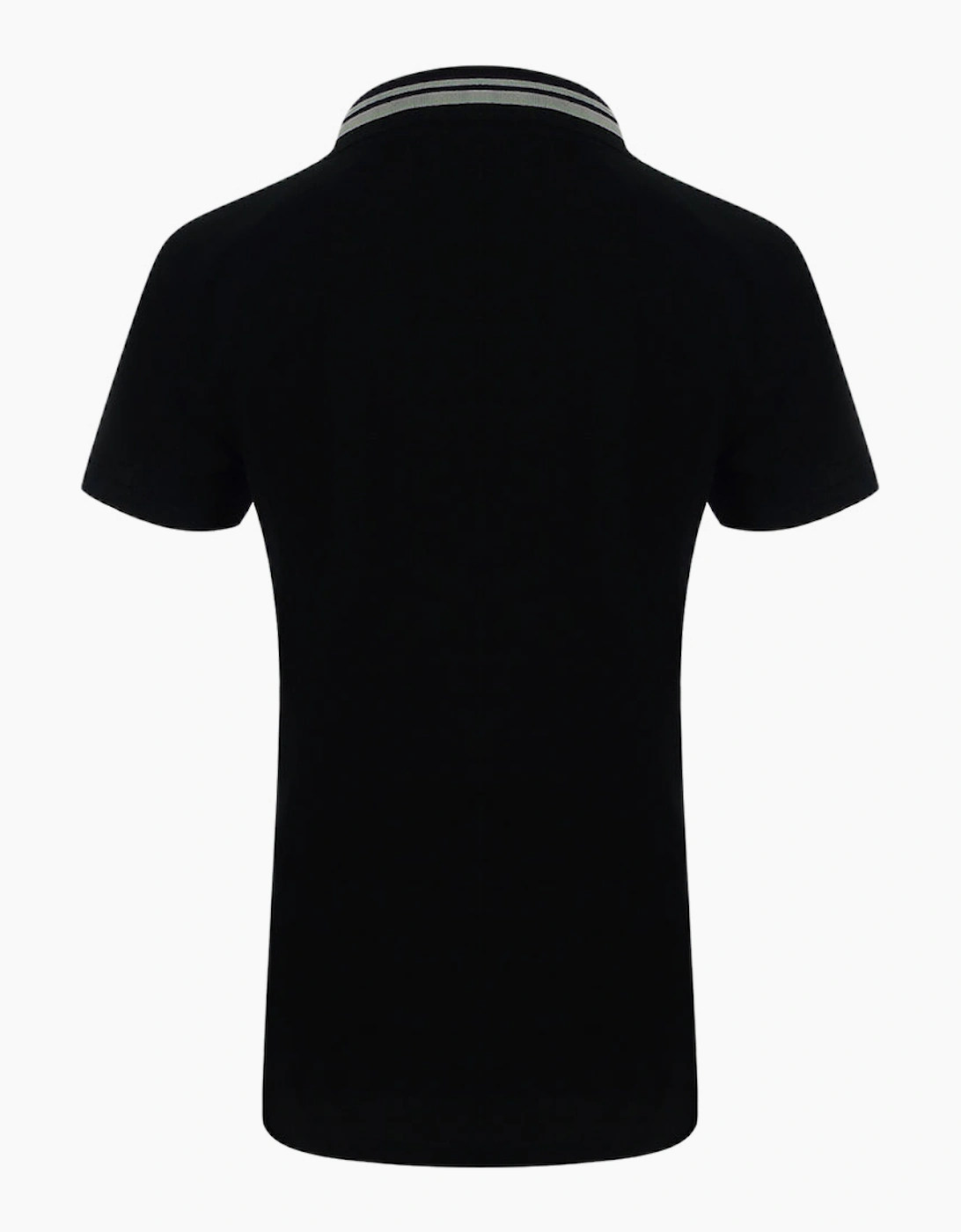 Love Moschino Small Box Logo Black Polo Shirt