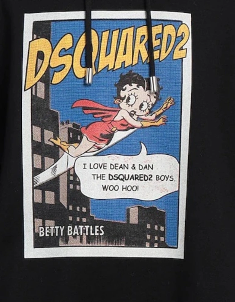 Dsquared2 Betty Boop Black Hoodie