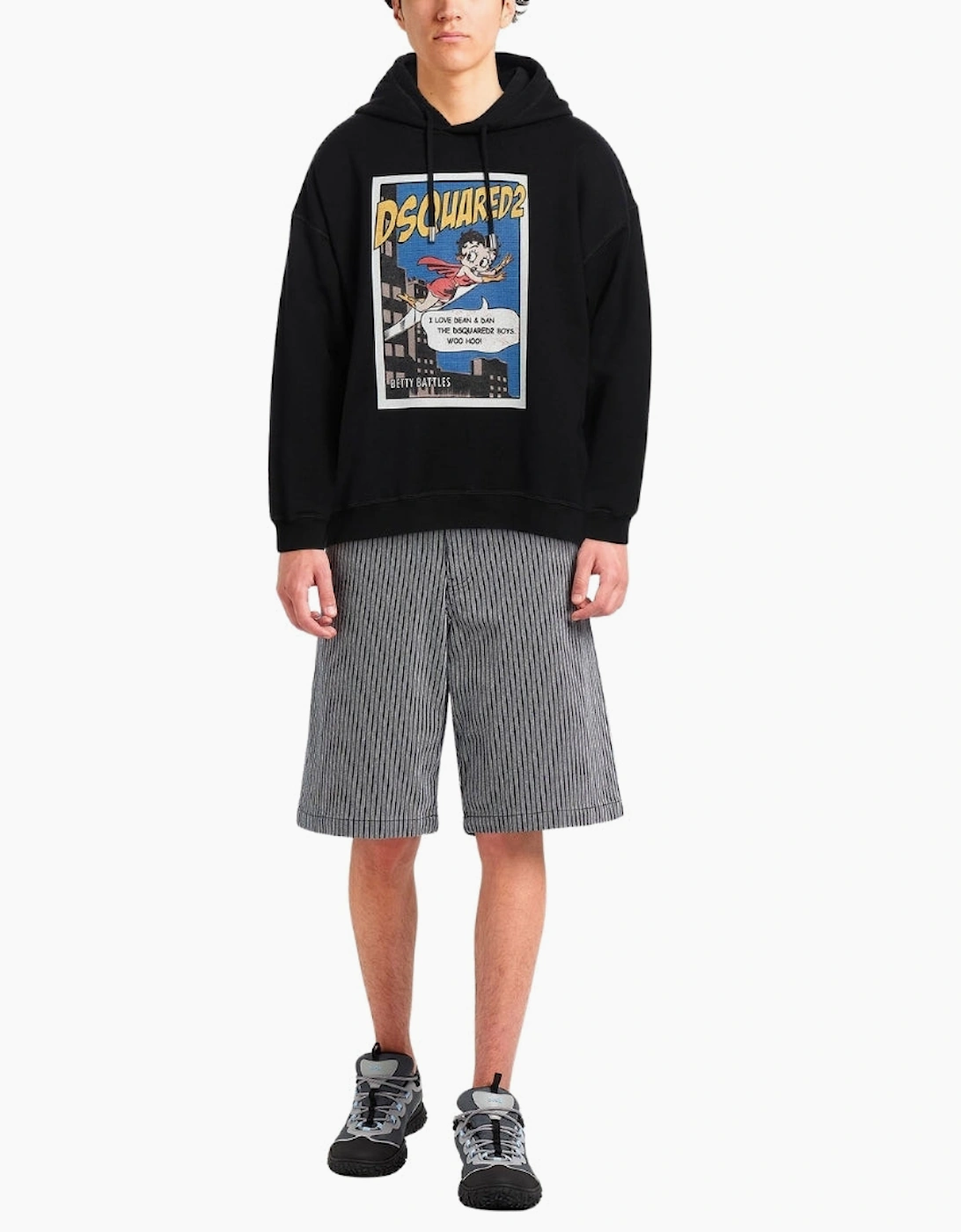 Dsquared2 Betty Boop Black Hoodie