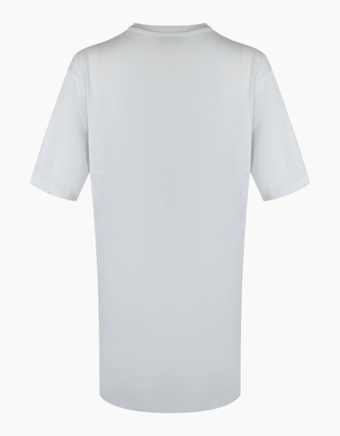 Love Moschino Large Box Logo Oversized White Mini T-Shirt Dess