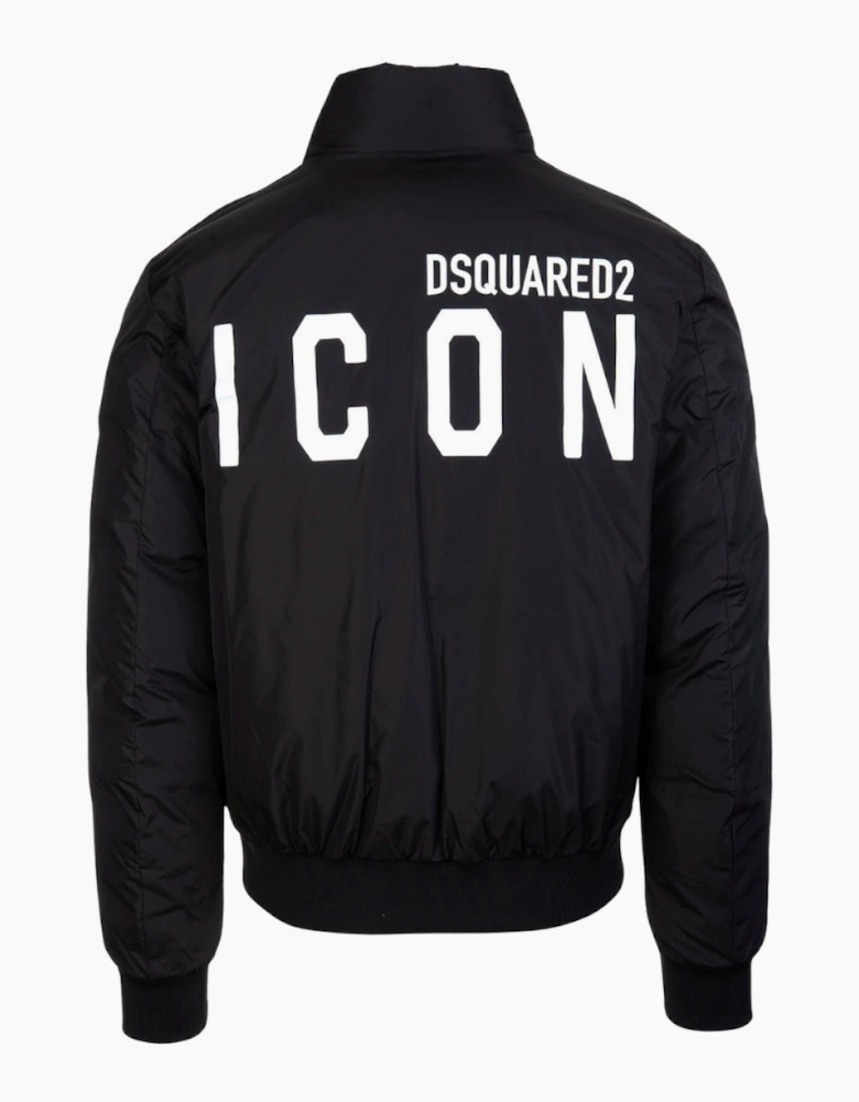 Dsquared2 Icon Padded Bomber Black Jacket