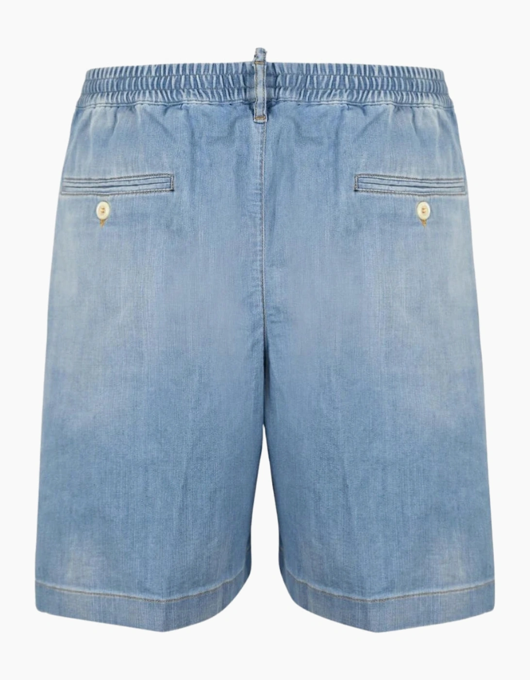Dsquared2 Relaxed Fit Light Blue Denim Shorts