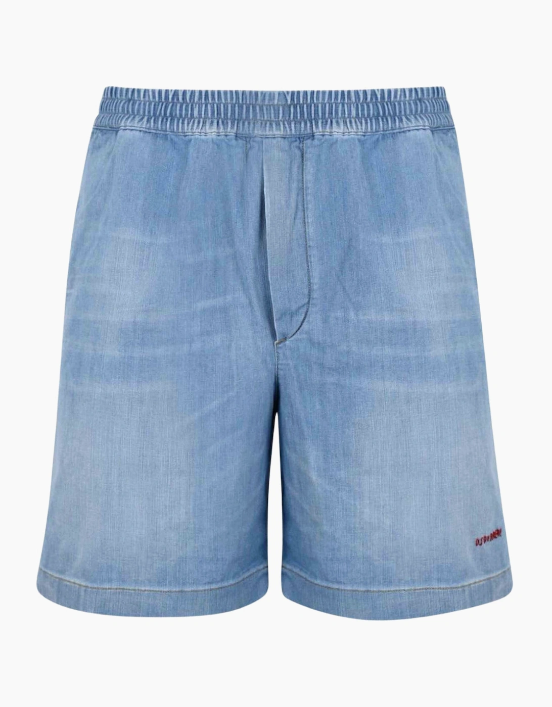 Dsquared2 Relaxed Fit Light Blue Denim Shorts