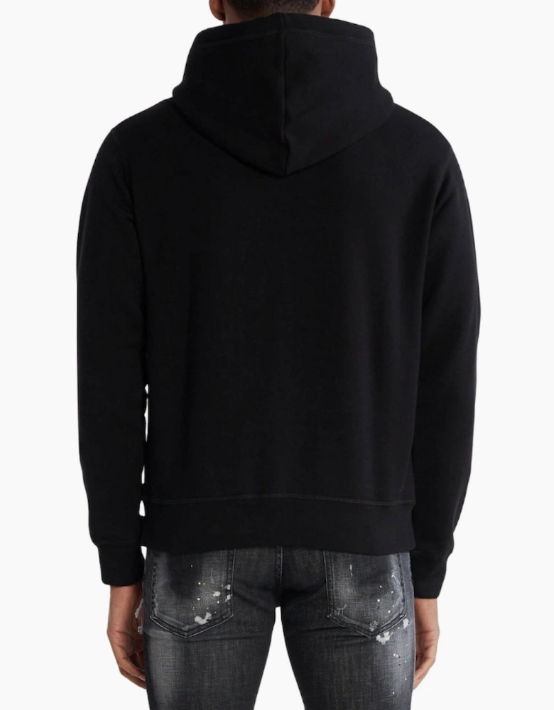 Dsquared2 Icon Scribble Logo Cool Fit Black Hoodie