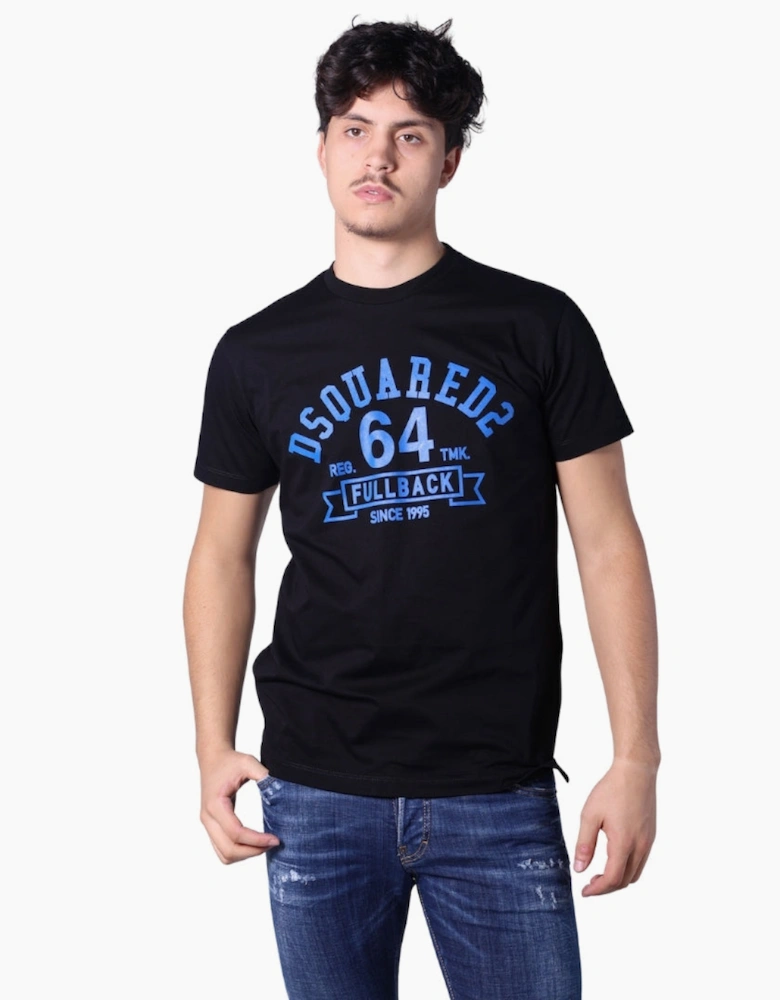 Dsquared2 Cigarette Fit College Black T-Shirt