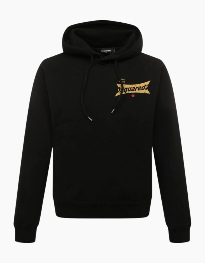 Dsquared2 Cool Fit Logo Black Hoodie
