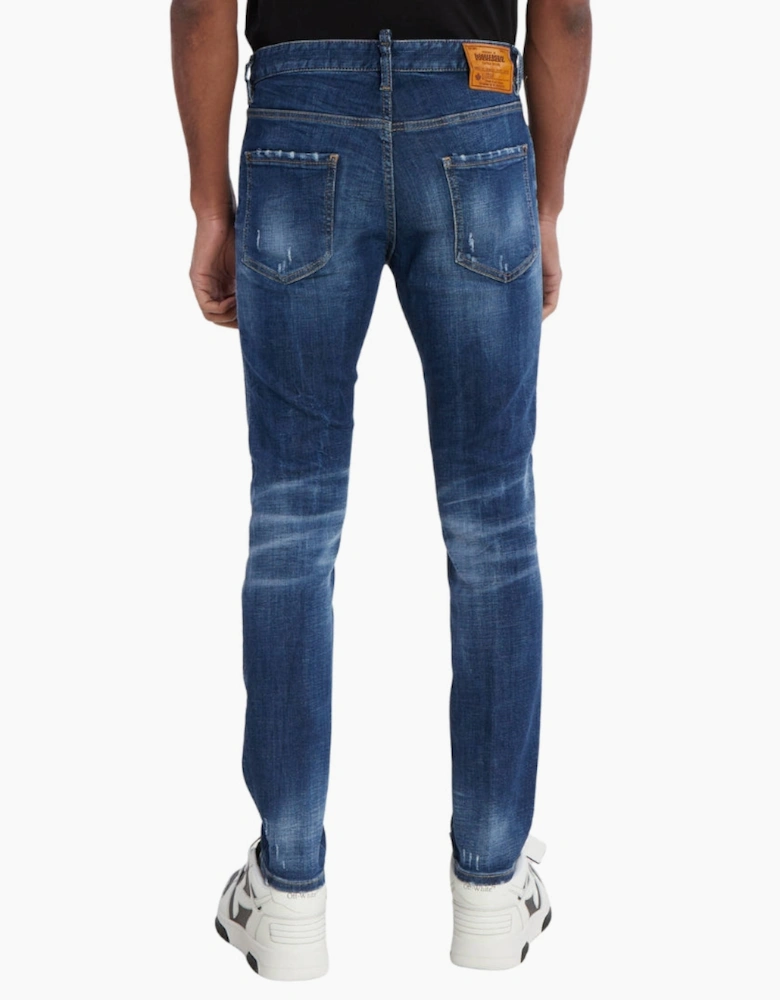 Dsquared2 Cool Guy Jean Destroyed Look Blue Jeans