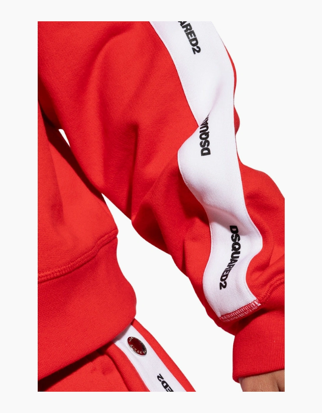 Dsquared2 Logo Tape Red Track Jacket