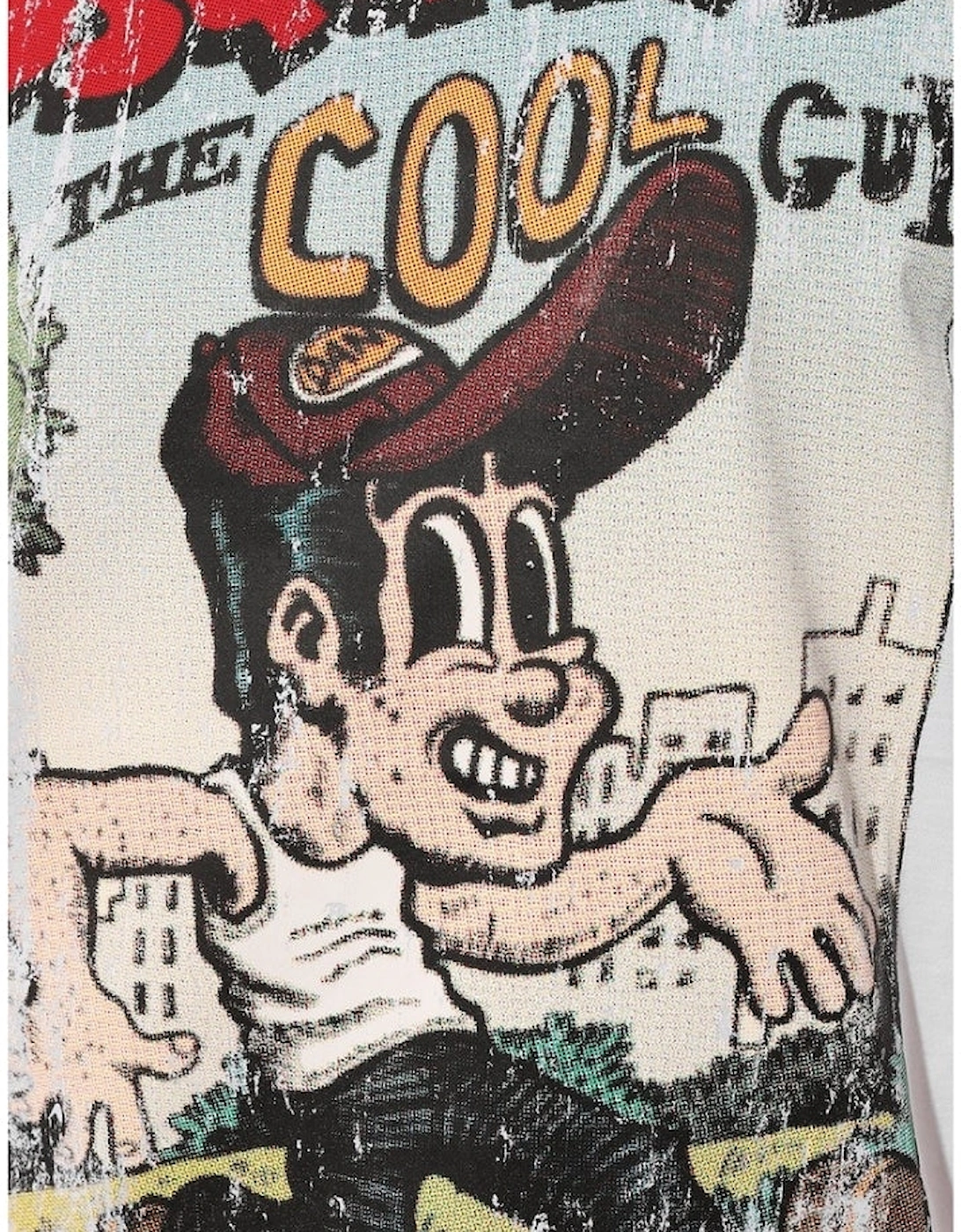 Dsquared2 Cigarette Fit The Cool Guy Print White T-Shirt