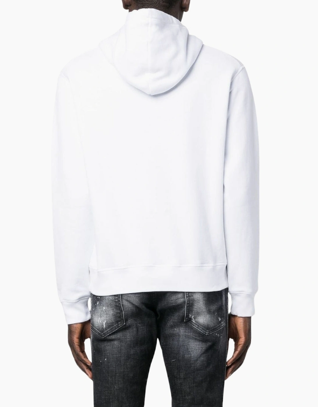 Dsquared2 Pac Man Cool Fit White Hoodie