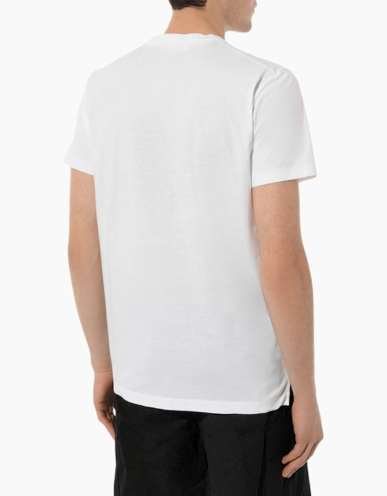 Dsquared2 Cigarette Fit The Cool Guy Print White T-Shirt