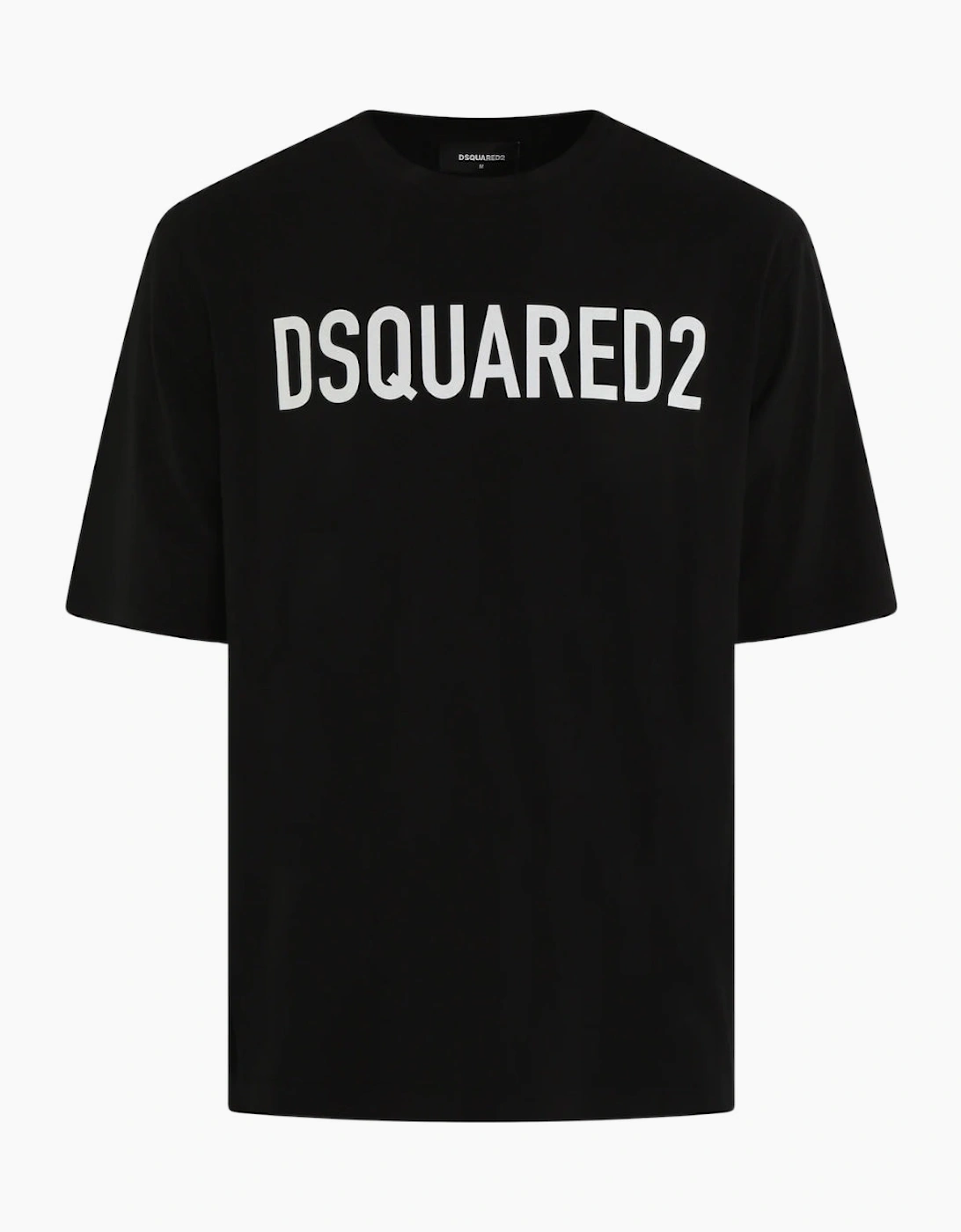 Dsquared2 Loose Fit Brand Logo Black T-Shirt