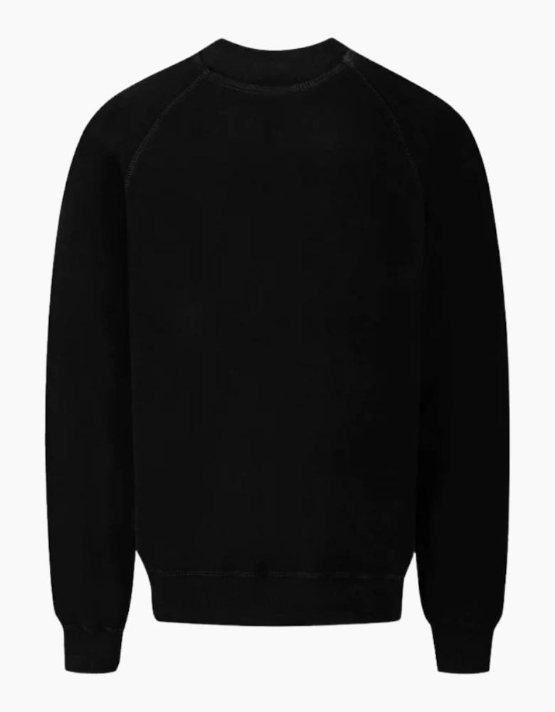 Dsquared2 Cool Fit Sketch Logo Black Crew Neck Jumper