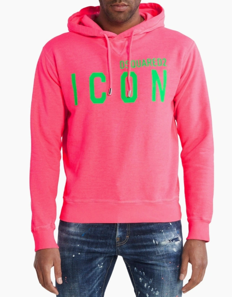 Dsquared2 Icon Regular Fit Pink Hoodie