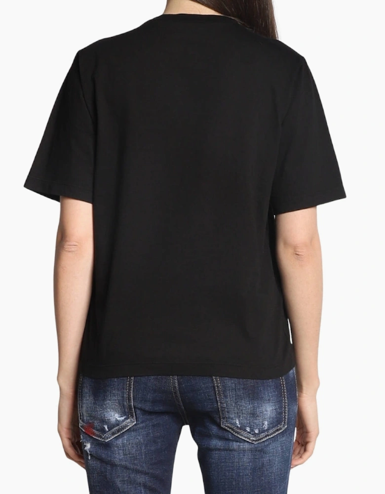 Dsquared2 Bold Logo Print Black  T-Shirt