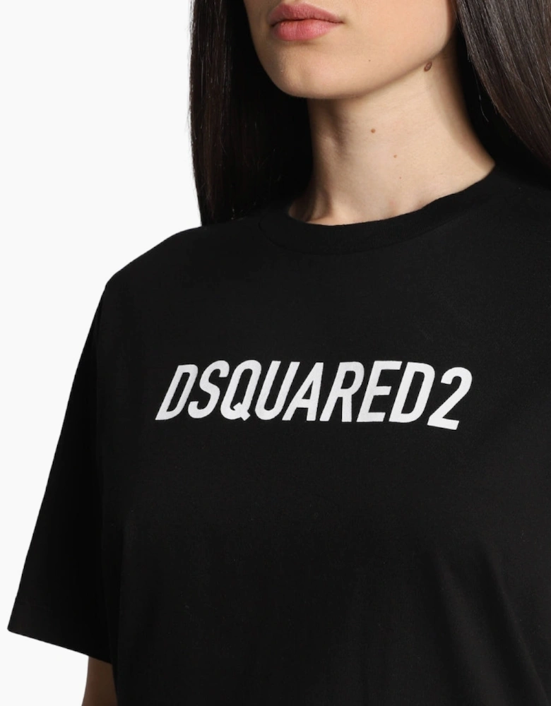 Dsquared2 Bold Logo Print Black  T-Shirt