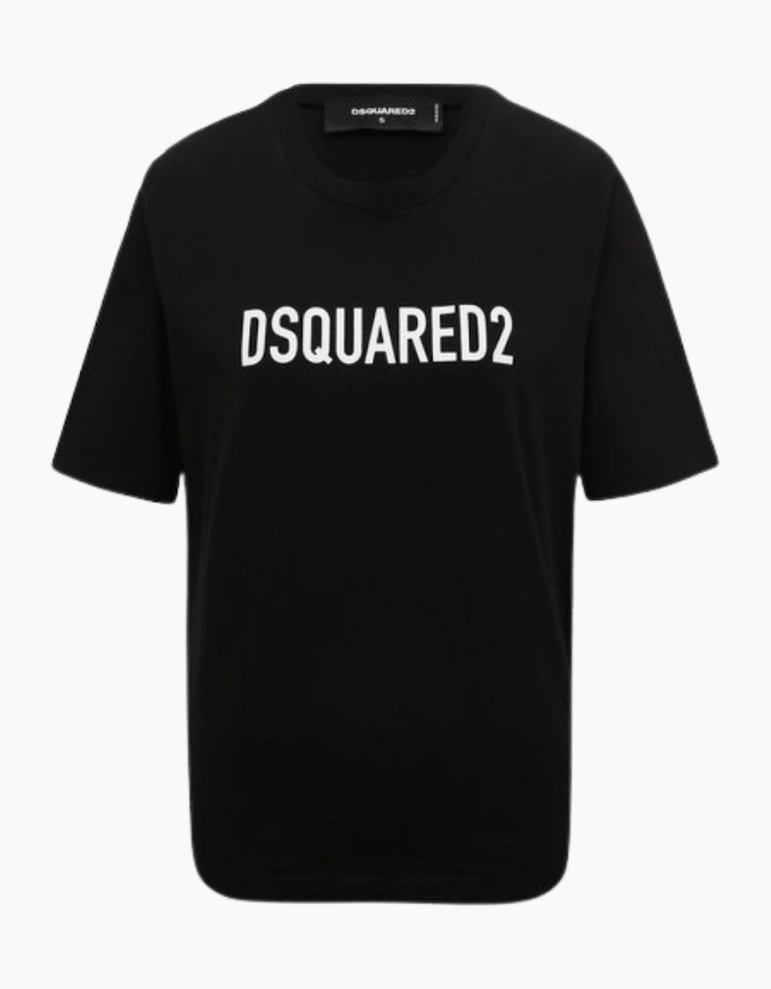 Dsquared2 Women's Dsquared2 Bold Logo Print Black  T-Shirt
