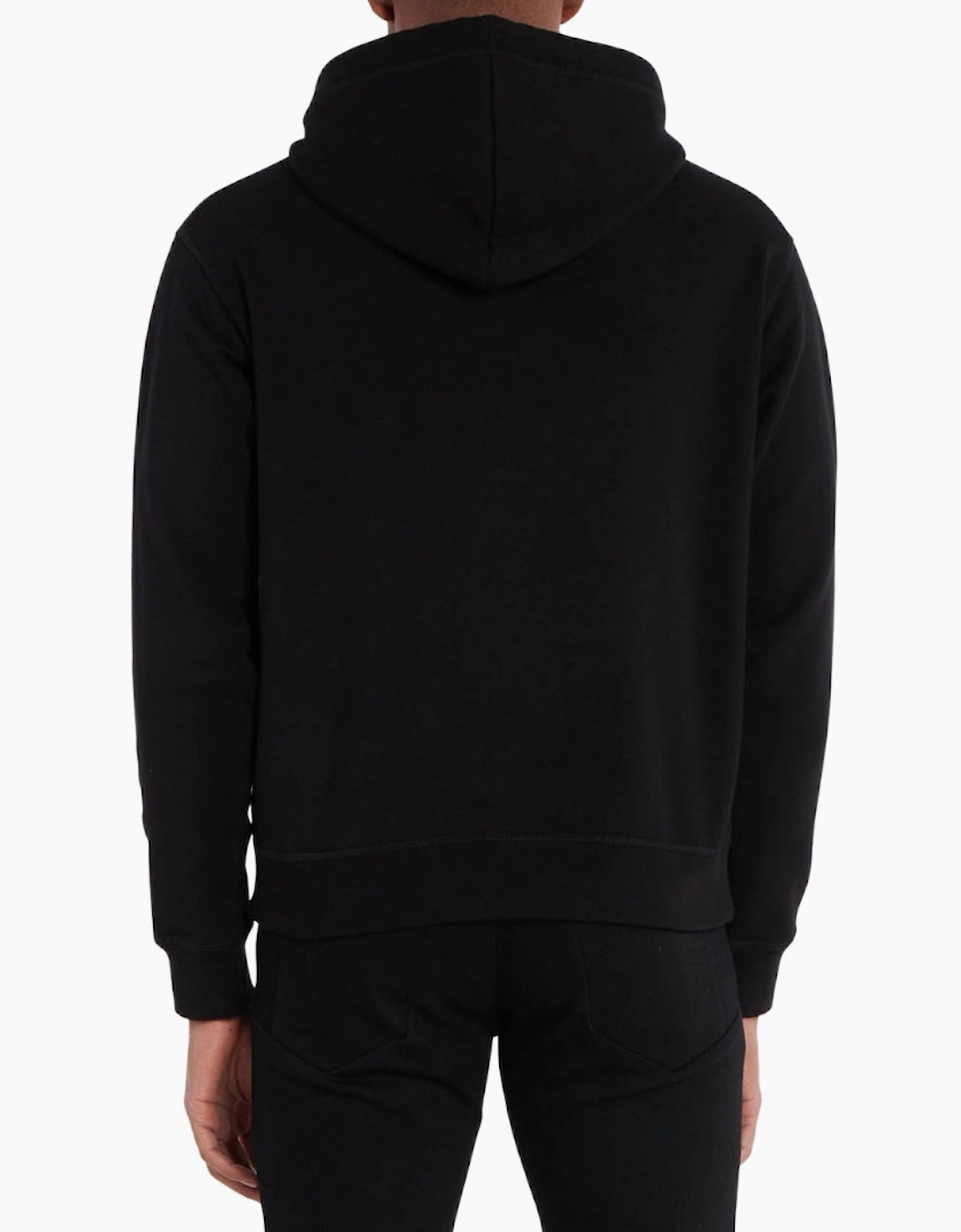 Dsquared2 Cool Fit Icon Splash Logo Black Hoodie