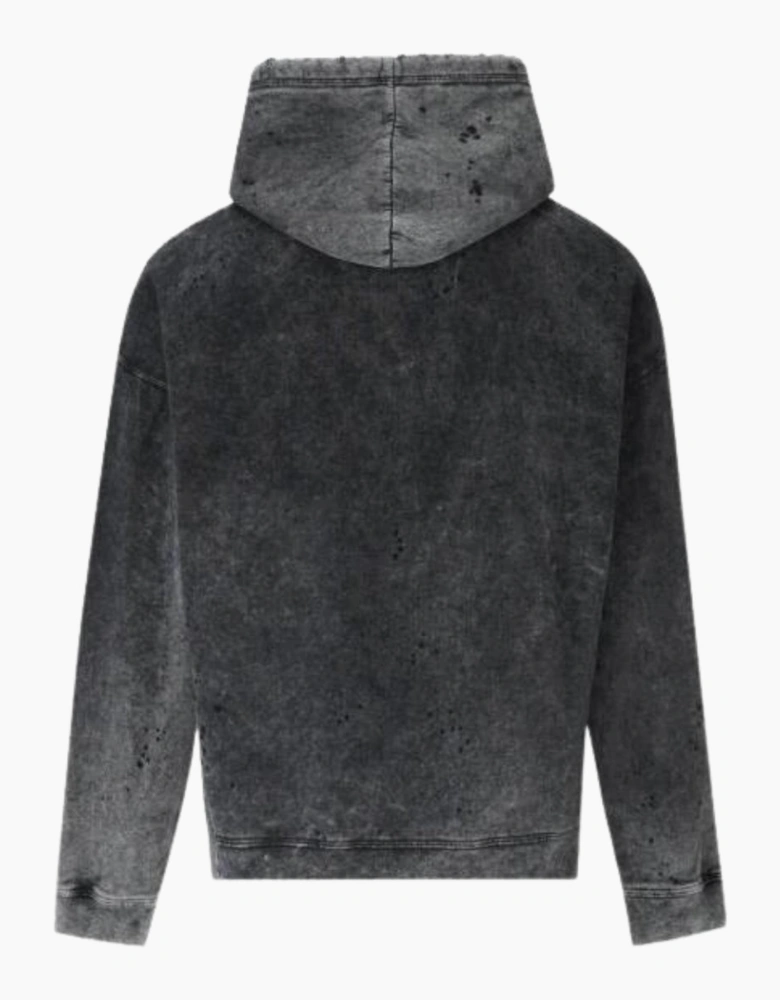 Dsquared2 Milano Destroyed Faded Look Grey Hoodie
