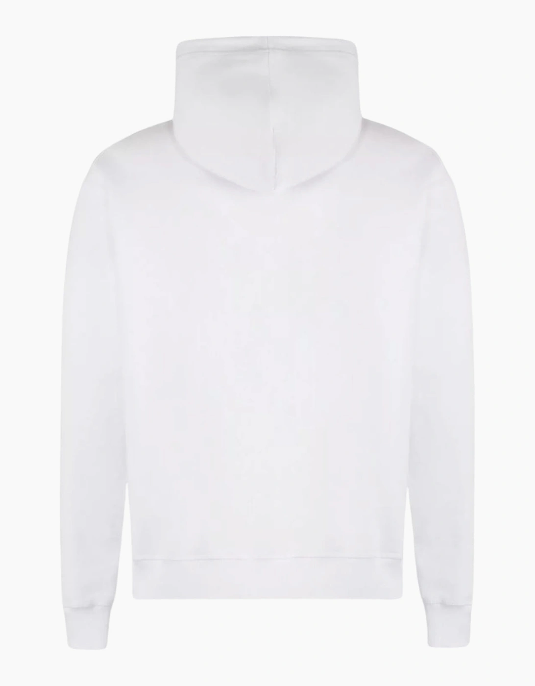 Dsquared2 Monotone Maple Leaf Logo White Hoodie