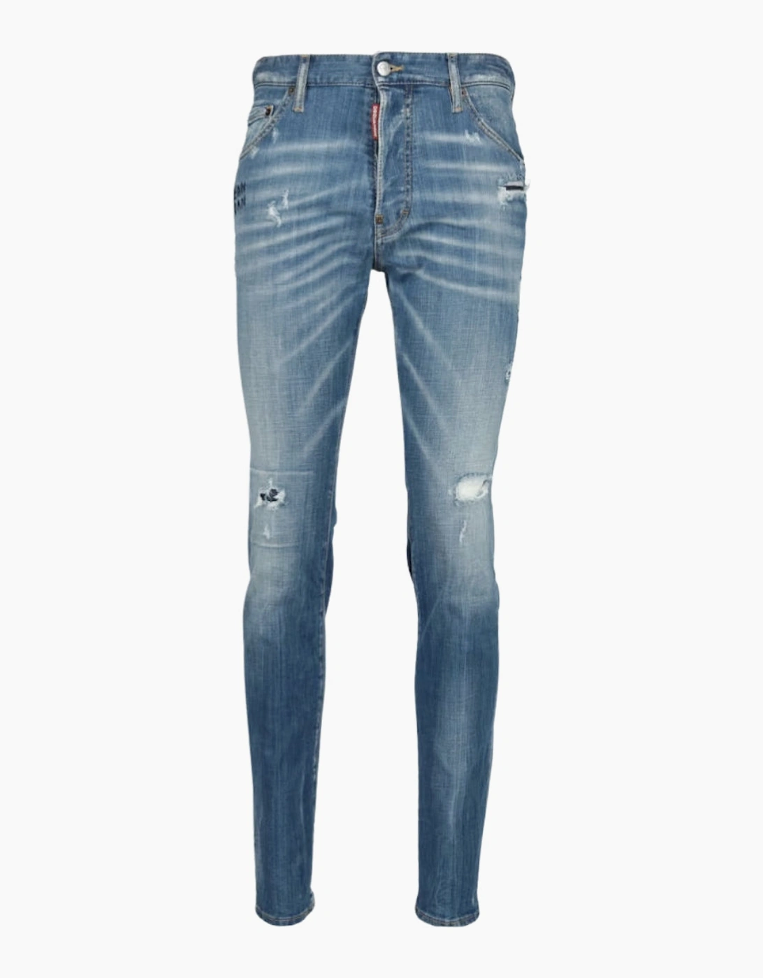Dsquared2 Cool Guy Jean Reinforced Distressed Effect Blue Jeans