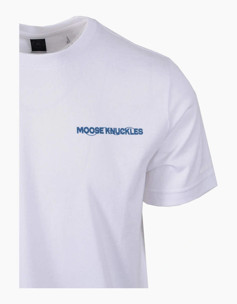 MOOSE KNUCKLES MINDFOLD T-SHIRT MILKY WAY