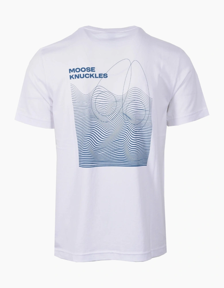 MOOSE KNUCKLES MINDFOLD T-SHIRT MILKY WAY