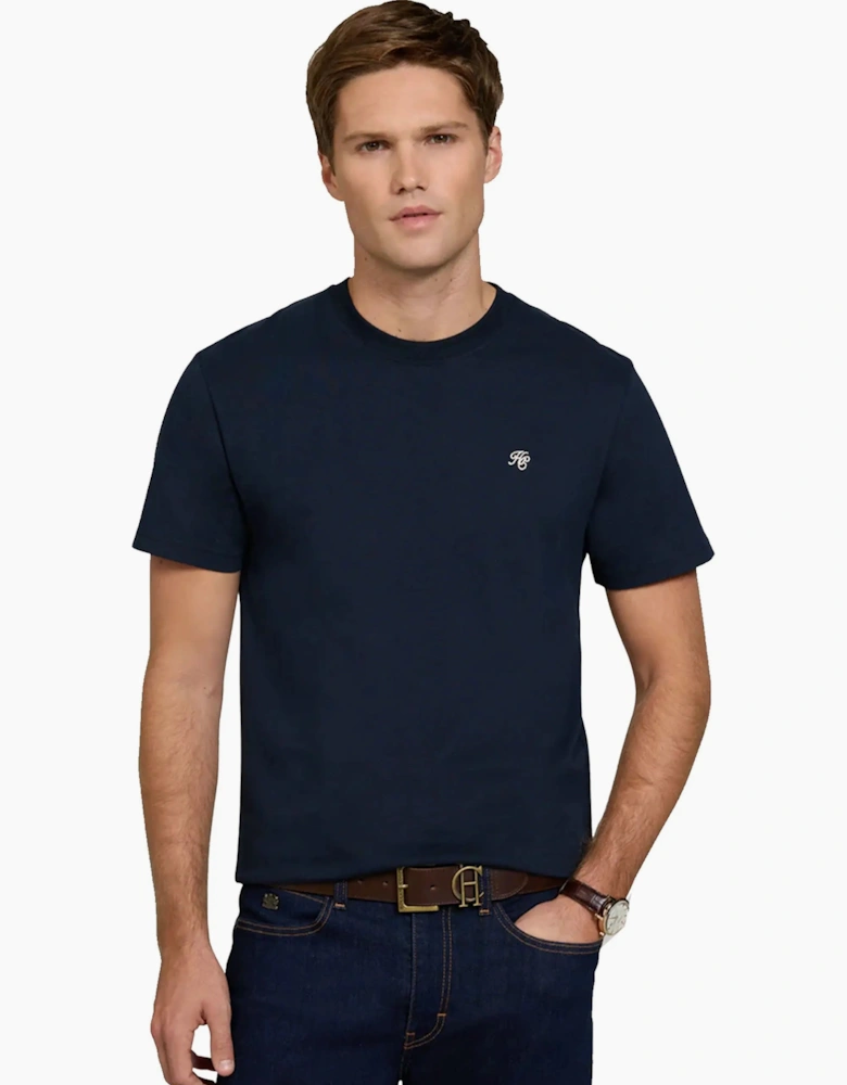 HOLLAND COOPER CREW NECK T-SHIRT INK NAVY