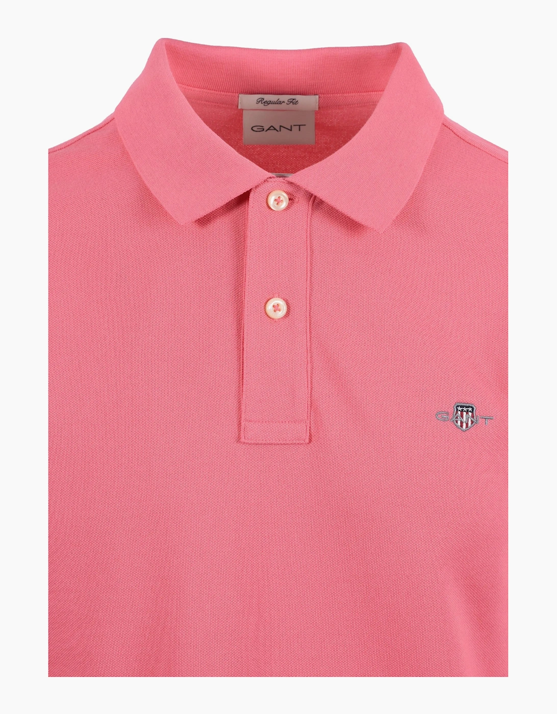 GANT REG SHIELD SS PIQUE POLO SHIRT ROSE PINK