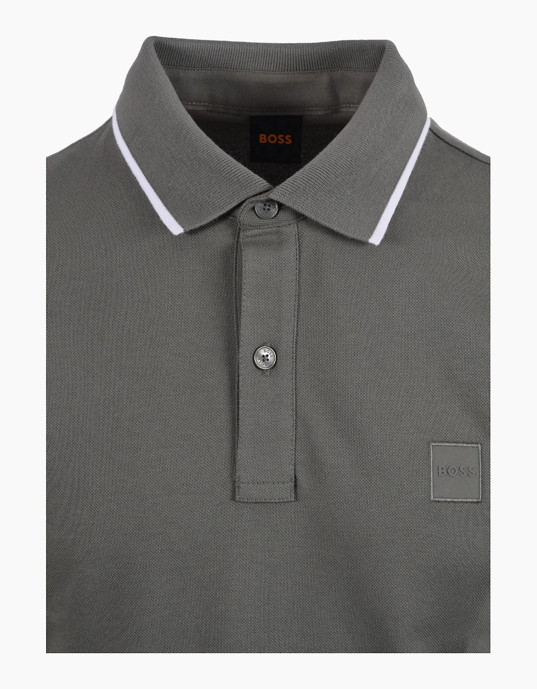 Boss Orange PASSERTIP POLO OPEN GREY