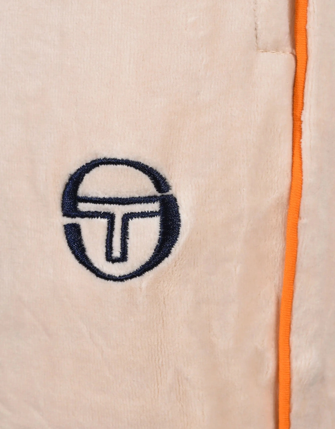 SERGIO TACCHINI TASSO VELOUR TRACK PANT SANDSHELL/ORANGE PEPPER