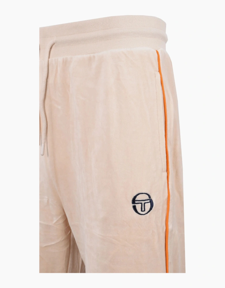 SERGIO TACCHINI TASSO VELOUR TRACK PANT SANDSHELL/ORANGE PEPPER
