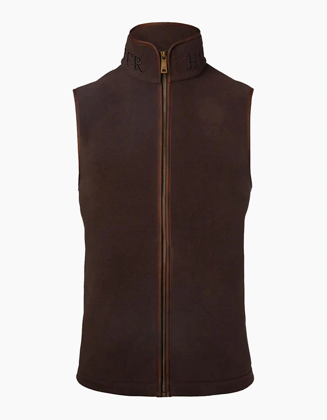 HOLLAND COOPER COUNTRY FLEECE GILET CHOCOLATE