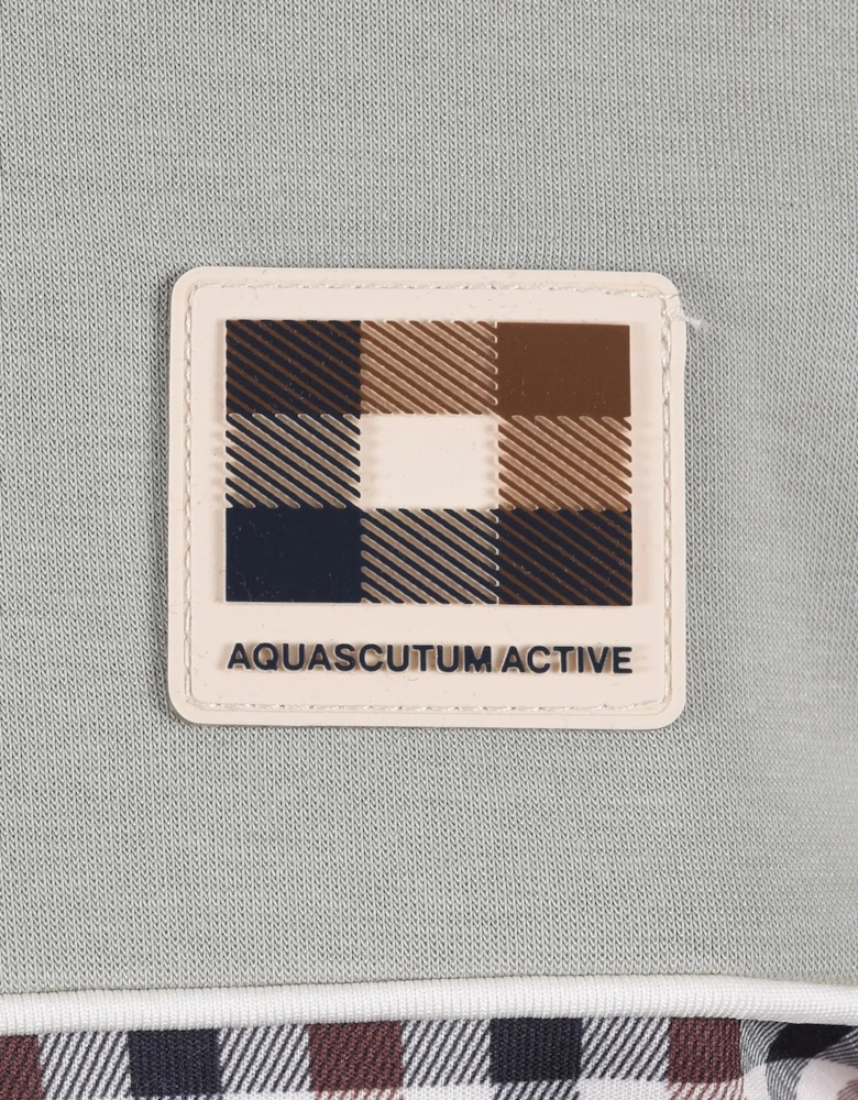 AQUASCUTUM CLUB CREWNECK SALVIA
