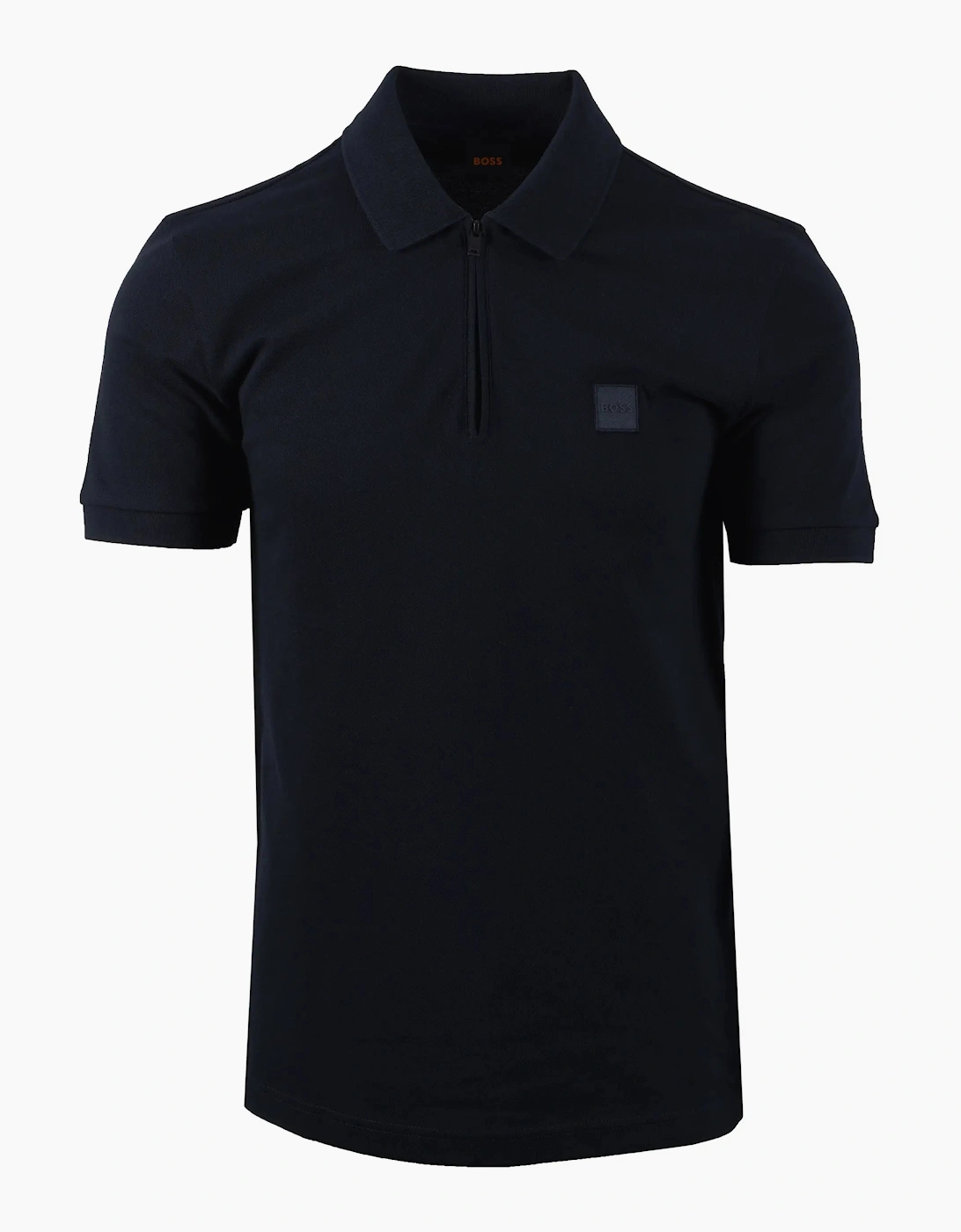 Boss Orange PASSERZIP POLO DARK BLUE