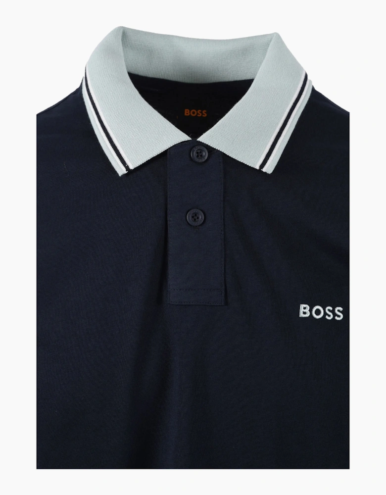 Boss Orange BLOCKS POLO DARK BLUE