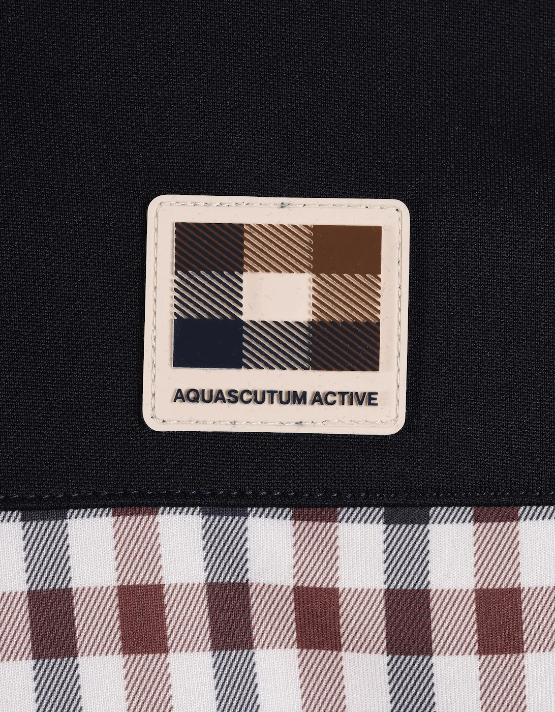 AQUASCUTUM CC STRIPES TRACK TOP NAVY