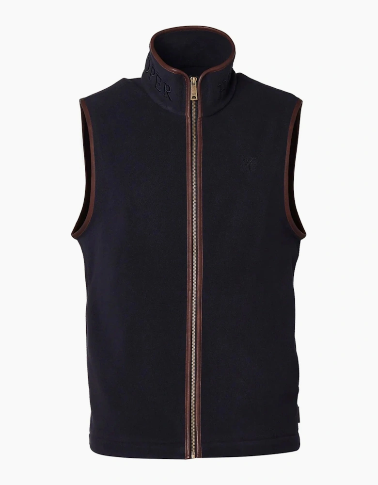 HOLLAND COOPER COUNTRY FLEECE GILET INK NAVY