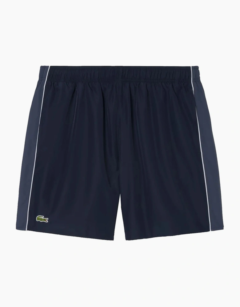 LACOSTE SWIM SHORTS BLACKBIRD/GRAPE