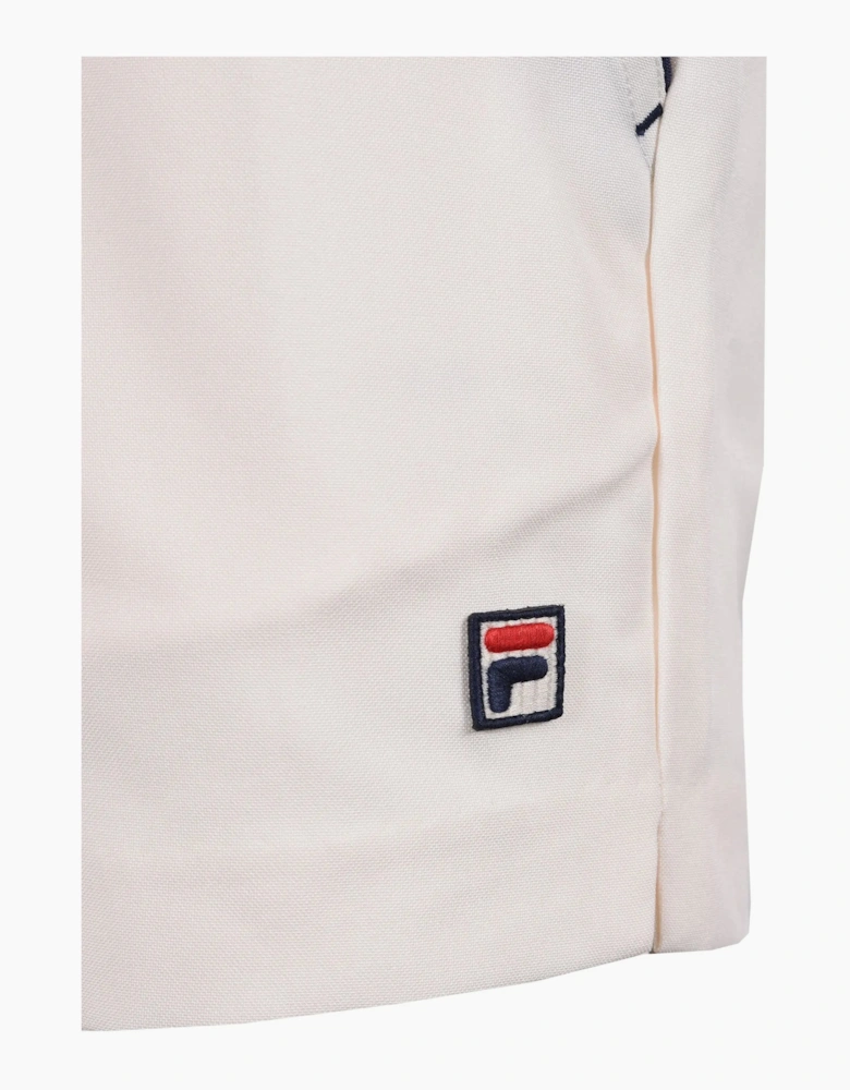 FILA HIGHTIDE 4 TERRY POCKET STRIPE SHORTS GARDENIA/FILA NAVY