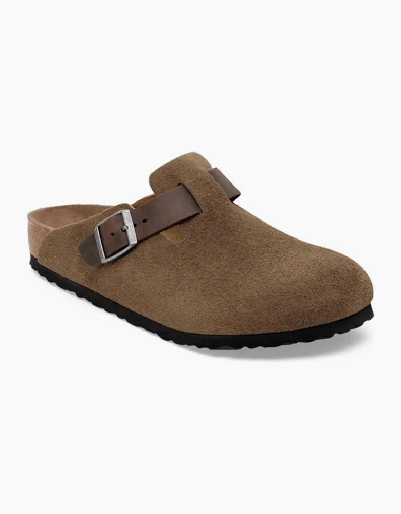 BIRKENSTOCK BOSTON CLOGS DARK TEA