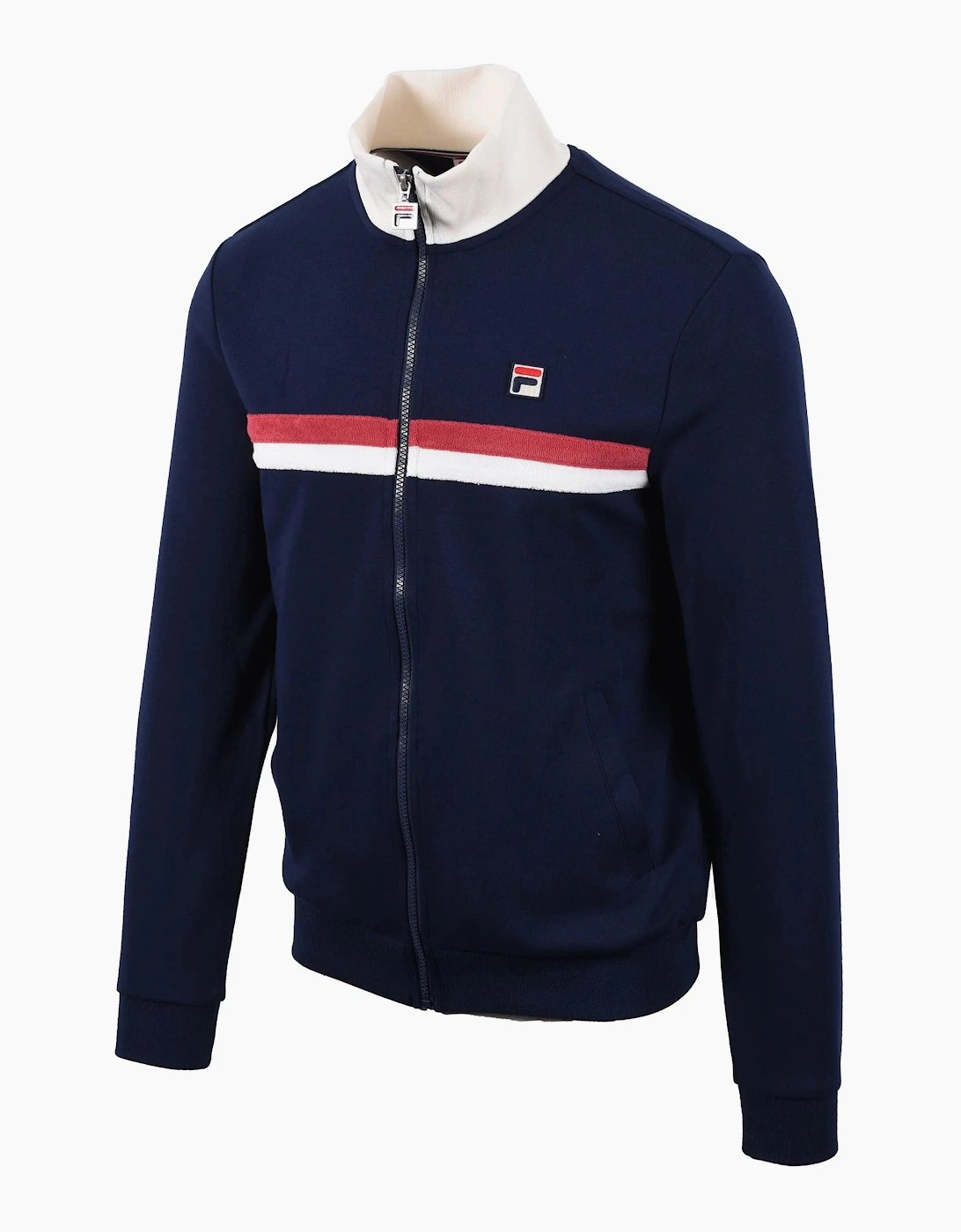 FILA ENRICO TRACK JACKET FILA NAVY/GARDENIA/GARNET