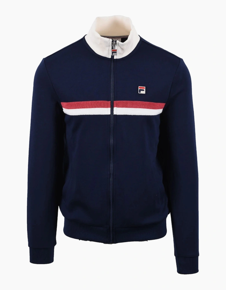 FILA ENRICO TRACK JACKET FILA NAVY/GARDENIA/GARNET