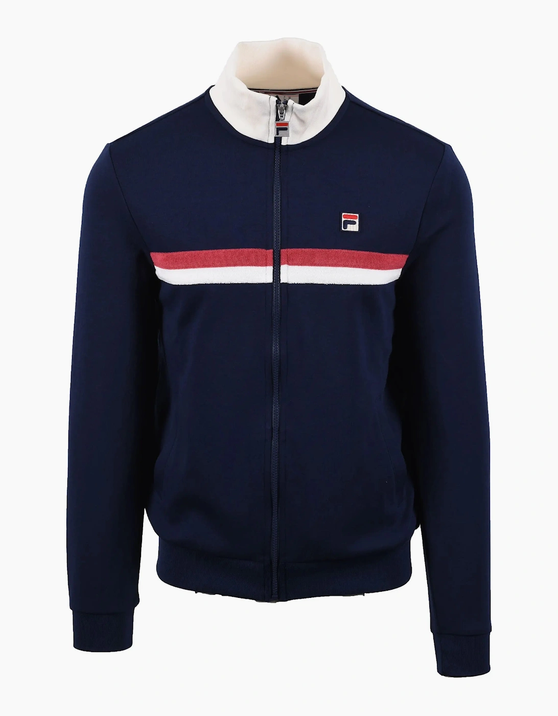 FILA ENRICO TRACK JACKET FILA NAVY/GARDENIA/GARNET